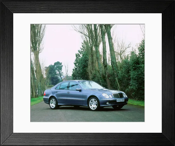 Framed Print : 2003 Mercedes Benz E320 cdi Avantgarde Framed Print : 2003 Mercedes Benz E320 cdi Avantgarde