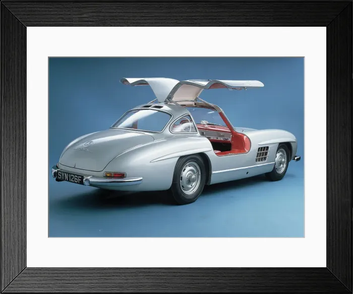 Framed Print : 1957 Mercedes Benz 300SL Gullwing Framed Print : 1957 Mercedes Benz 300SL Gullwing