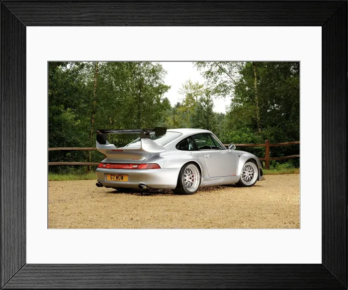 Framed Print : 2006 Porsche Gemballa 600 GTR. Artist: Simon Clay Framed Print : 2006 Porsche Gemballa 600 GTR. Artist: Simon Clay