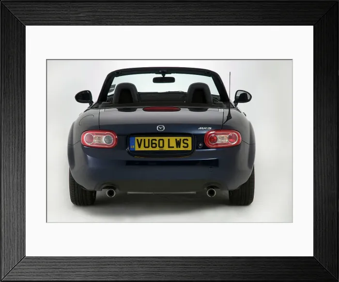 Framed Print : 2010 Mazda MX5