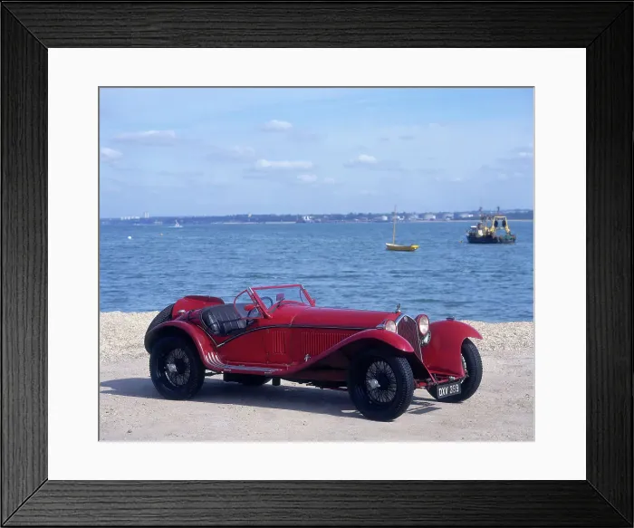 Framed Print : 1933 Alfa Romeo 8C 2300 Corto Framed Print : 1933 Alfa Romeo 8C 2300 Corto