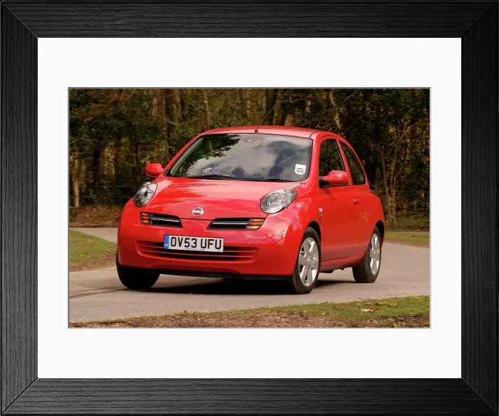 Framed Print : 2003 Nissan Micra Dci Framed Print : 2003 Nissan Micra Dci