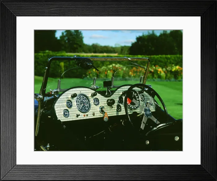 Framed Print : 1933 MG J3 supercharged dashboard Framed Print : 1933 MG J3 supercharged dashboard