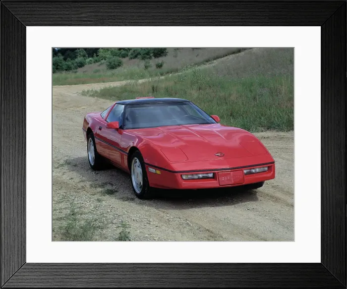 Framed Print : 1990 Chevrolet Corvette ZR1 Framed Print : 1990 Chevrolet Corvette ZR1