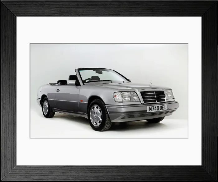 Framed Print : 1995 Mercedes Benz E220 Convertible Framed Print : 1995 Mercedes Benz E220 Convertible