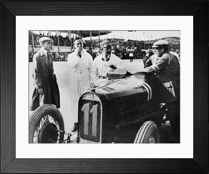 Framed Print : Sunbeam at the Spasish Grand Prix, Sitges, near Barcelona, 1923 Framed Print : Sunbeam at the Spasish Grand Prix, Sitges, near Barcelona, 1923