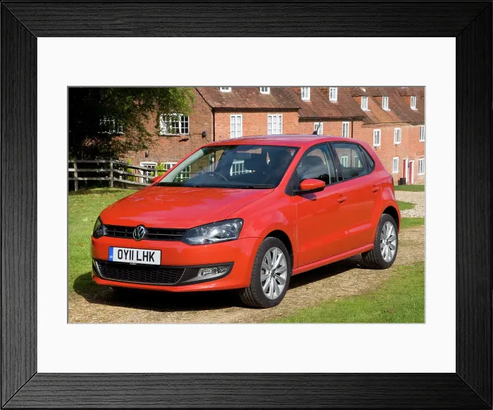 Framed Print : 2011 Volkswagen Polo SEL 1.2 Tsi Framed Print : 2011 Volkswagen Polo SEL 1.2 Tsi
