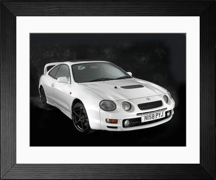 Framed Print : 1995 Toyota Celica Framed Print : 1995 Toyota Celica