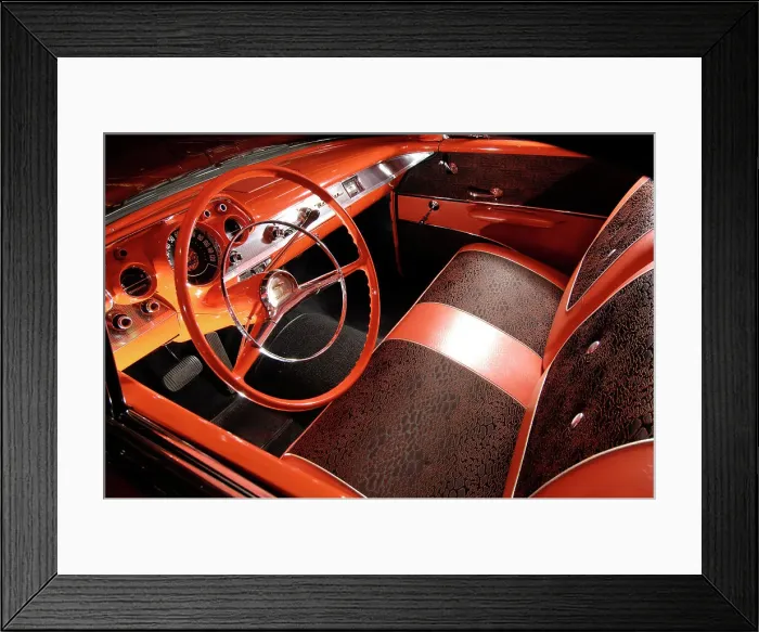 Framed Print : Chevrolet Nomad 1957. Artist: Simon Clay