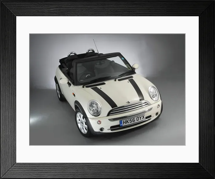 Framed Print : 2006 Mini Cooper Convertible Framed Print : 2006 Mini Cooper Convertible