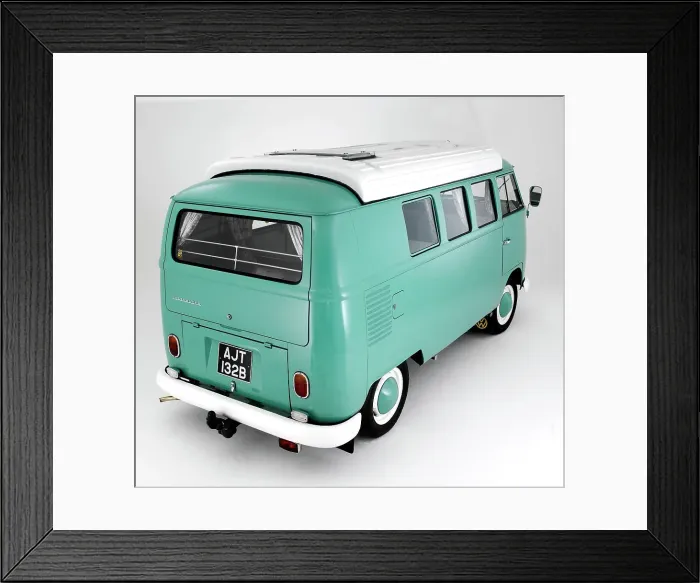 Framed Print : 1964 VW Kombi Camper Framed Print : 1964 VW Kombi Camper