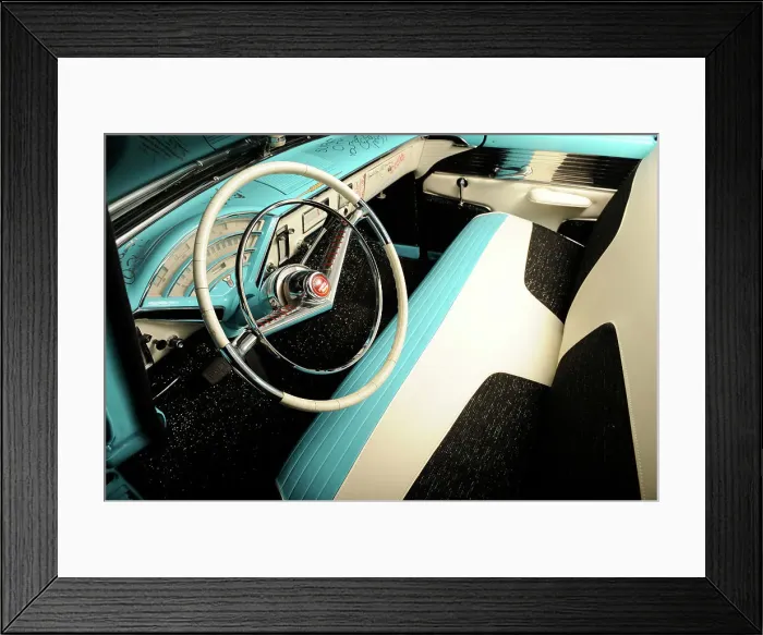 Framed Print : Mercury Monterey station wagon 1955. Artist: Simon Clay Framed Print : Mercury Monterey station wagon 1955. Artist: Simon Clay
