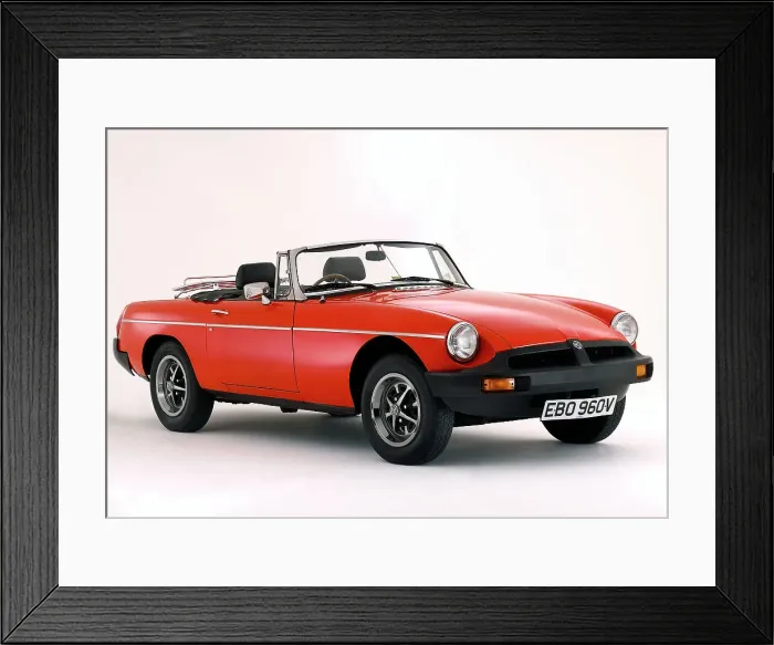 Framed Print : 1980 MGB Roadster Framed Print : 1980 MGB Roadster