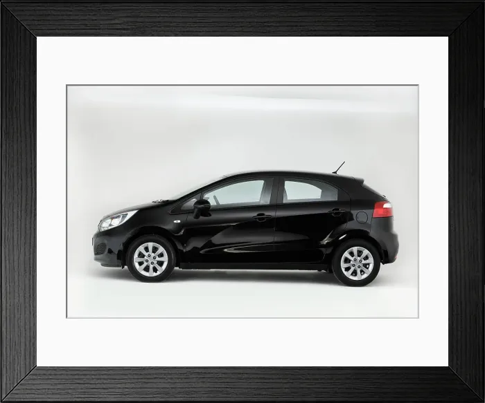 Framed Print : 2013 Kia Rio Framed Print : 2013 Kia Rio