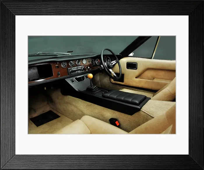 Framed Print : 1977 Lotus Europa JPS Special Framed Print : 1977 Lotus Europa JPS Special