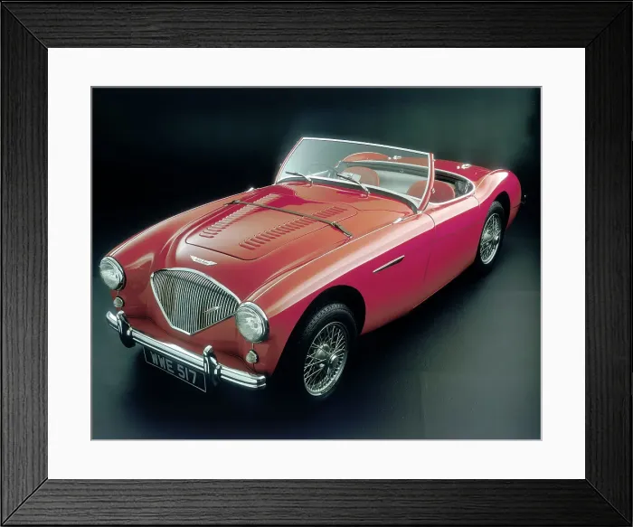 Framed Print : 1956 Austin Healey 100-BN2