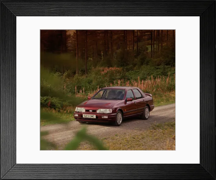 Framed Print : 1990 Ford Sierra Sapphire RS Cosworth 4x4 Framed Print : 1990 Ford Sierra Sapphire RS Cosworth 4x4