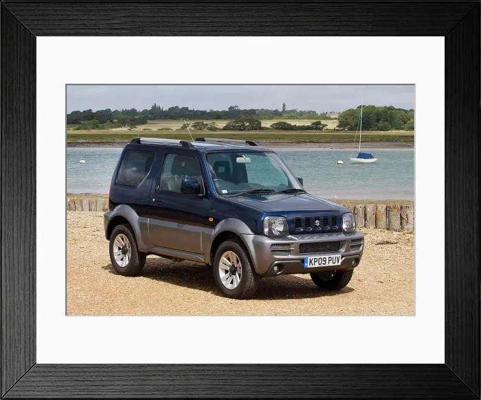 Framed Print : 2009 Suzuki Jimny SZ4 Framed Print : 2009 Suzuki Jimny SZ4