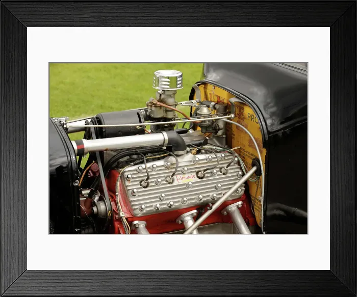 Framed Print : Ford racer 1925. Artist: Simon Clay Framed Print : Ford racer 1925. Artist: Simon Clay