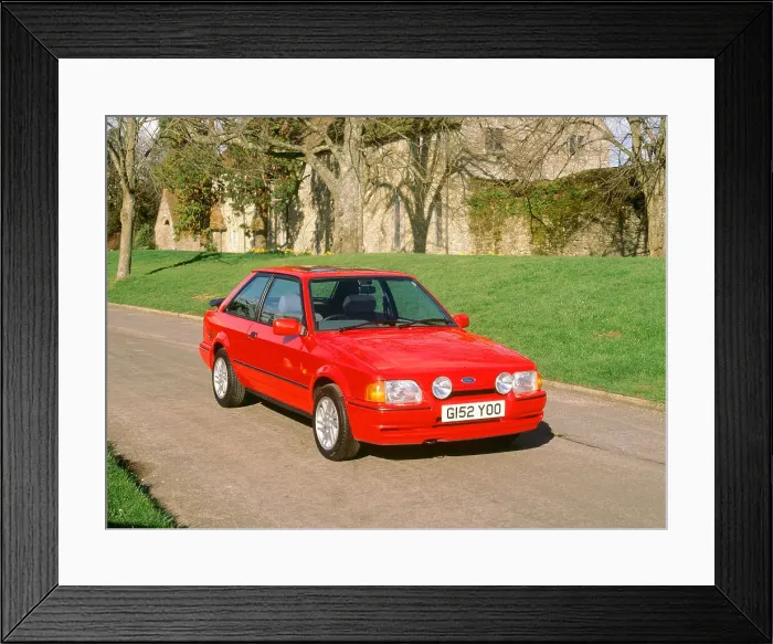 Framed Print : 1990 Ford Escort XR3i Framed Print : 1990 Ford Escort XR3i