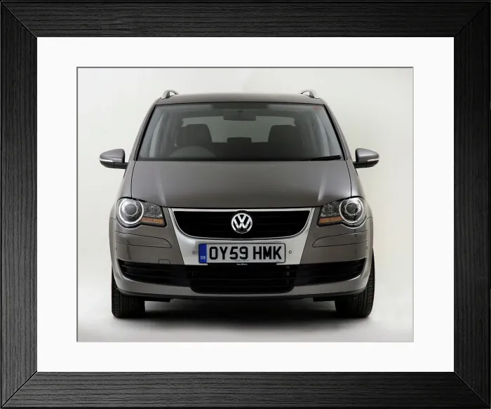 Framed Print : 2009 Volkswagen Touran Tdi Framed Print : 2009 Volkswagen Touran Tdi