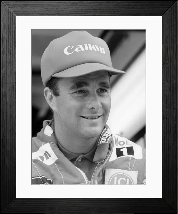 Framed Print : Nigel Mansell, c1985-c1992 Framed Print : Nigel Mansell, c1985-c1992