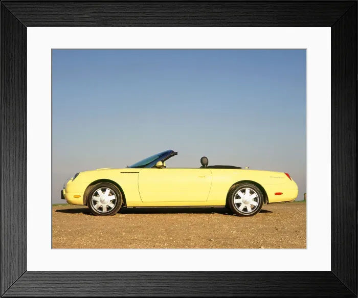 Framed Print : 2003 Ford Thunderbird convertible Framed Print : 2003 Ford Thunderbird convertible