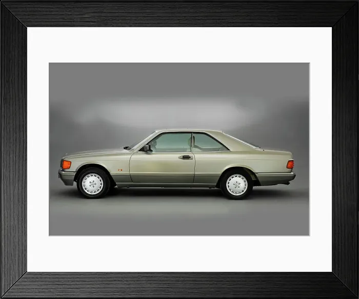 Framed Print : 1990 Mercedes Benz 500 SEC Framed Print : 1990 Mercedes Benz 500 SEC