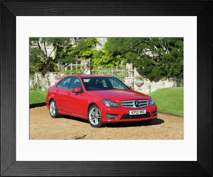 Framed Print : 2013 Mercedes Benz C350 AMG Framed Print : 2013 Mercedes Benz C350 AMG