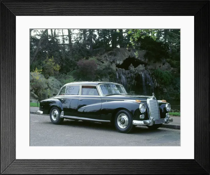 Framed Print : 1961 Mercedes Benz 300D Limousine Framed Print : 1961 Mercedes Benz 300D Limousine