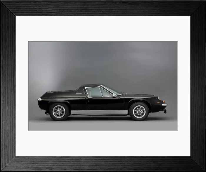 Framed Print : 1977 Lotus Europa JPS Special Framed Print : 1977 Lotus Europa JPS Special