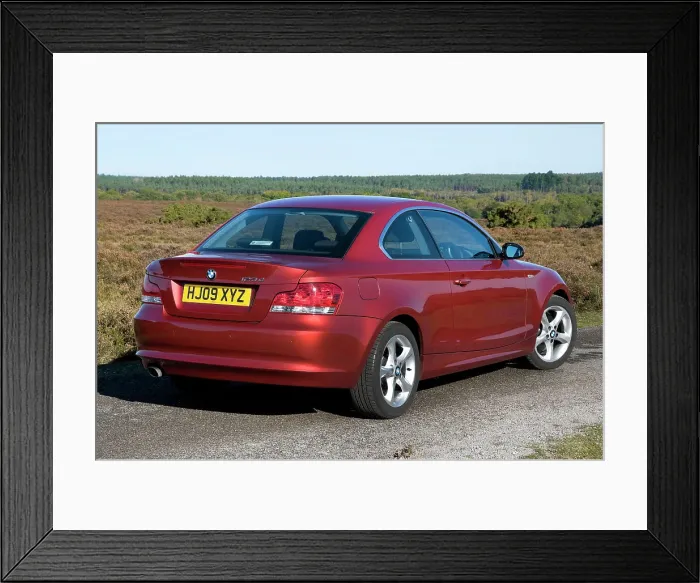 Framed Print : 2009 BMW 123d Framed Print : 2009 BMW 123d