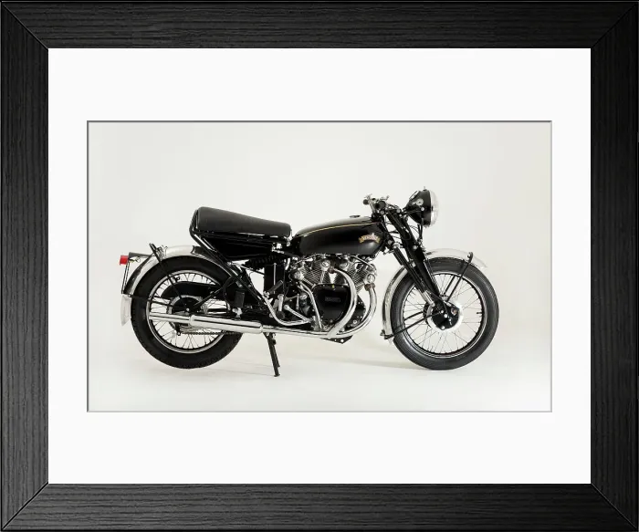 Framed Print : 1959 Vincent Black Shadow Framed Print : 1959 Vincent Black Shadow