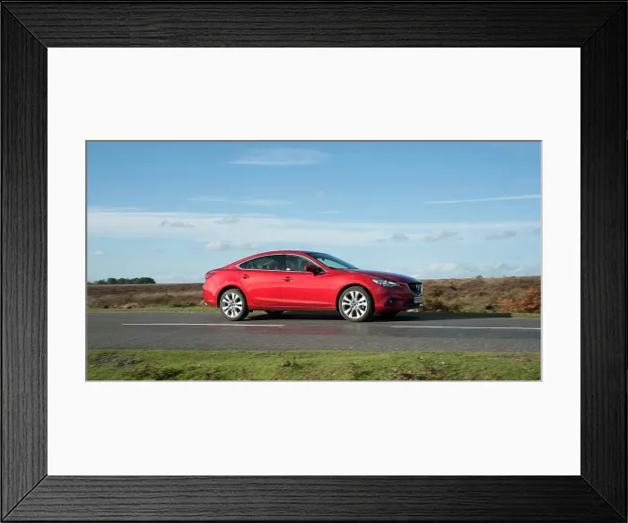 Framed Print : 2013 Mazda 6 2.2D Sport Nav Framed Print : 2013 Mazda 6 2.2D Sport Nav
