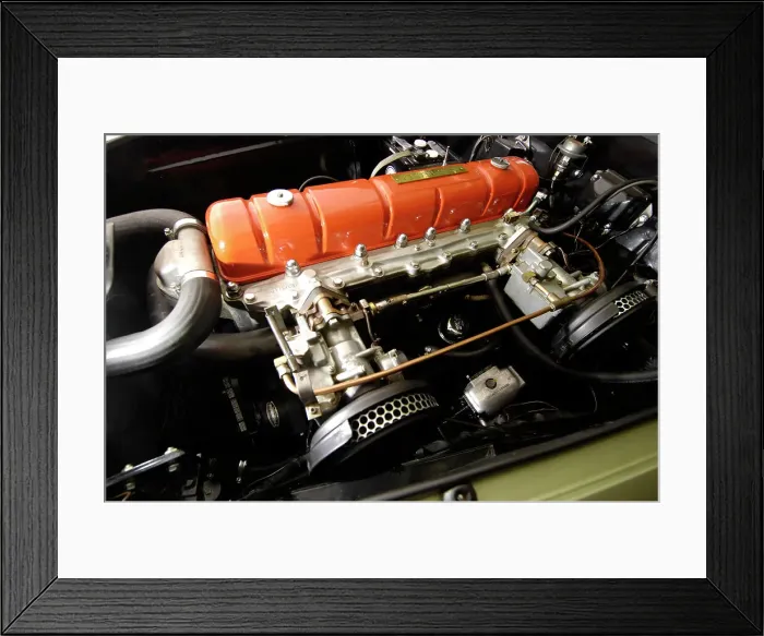 Framed Print : Nash Healey 1953. Artist: Simon Clay Framed Print : Nash Healey 1953. Artist: Simon Clay