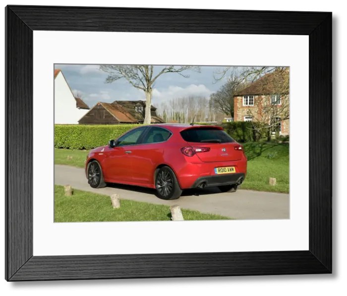 Framed Print : 2010 Alfa Romeo Giulietta 1750 Cloverleaf Framed Print : 2010 Alfa Romeo Giulietta 1750 Cloverleaf