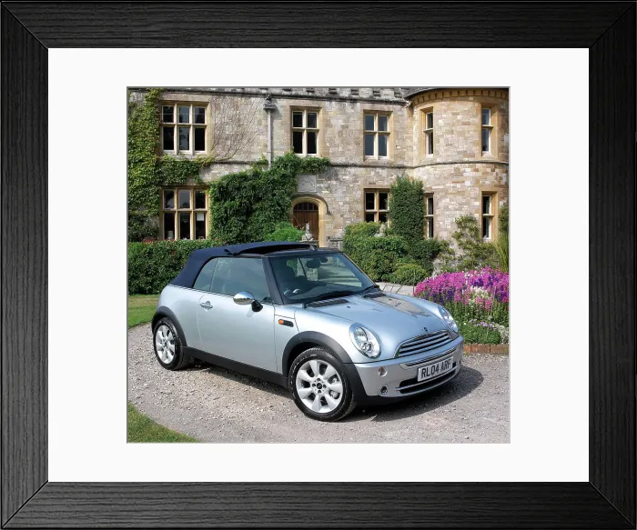 Framed Print : 2004 Mini Cooper Convertible Framed Print : 2004 Mini Cooper Convertible