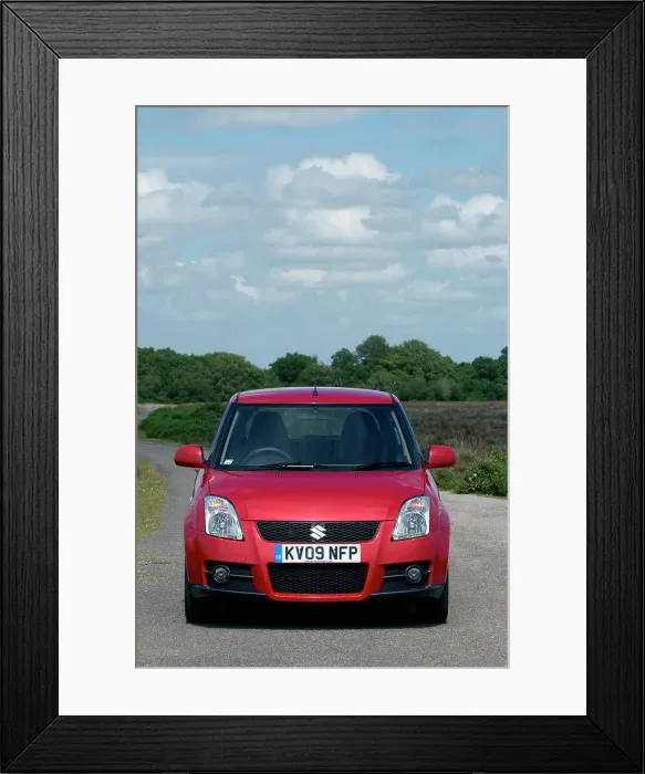 Framed Print : 2009 Suzuki Swift Sport Framed Print : 2009 Suzuki Swift Sport