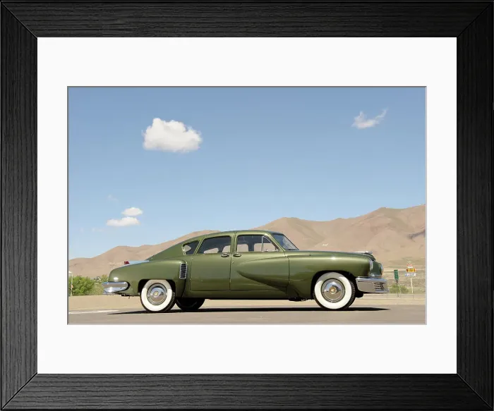 Framed Print : Tucker 1948. Artist: Simon Clay Framed Print : Tucker 1948. Artist: Simon Clay