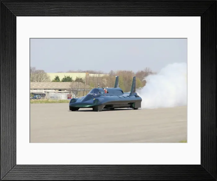 Framed Print : British Steam Car Challenge testing at Thorney Island