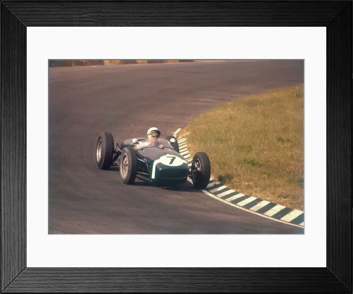 Framed Print : Stirling Moss in a Lotus 18, Dutch Grand Prix, Zandvoort, 1960 Framed Print : Stirling Moss in a Lotus 18, Dutch Grand Prix, Zandvoort, 1960