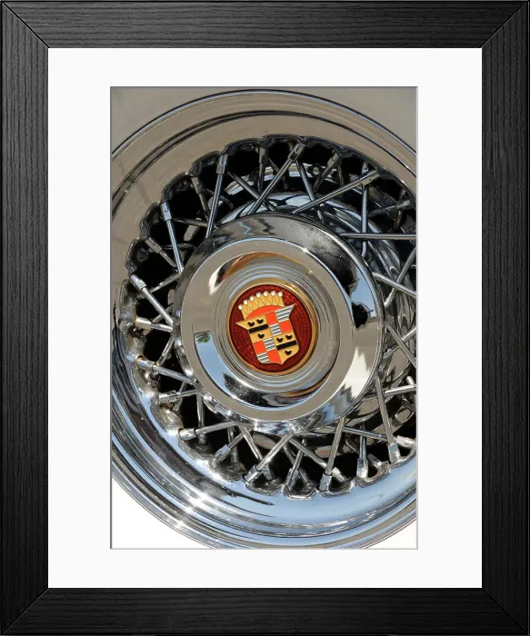Framed Print : Cadillac Eldorado 1959. Artist: Simon Clay Framed Print : Cadillac Eldorado 1959. Artist: Simon Clay