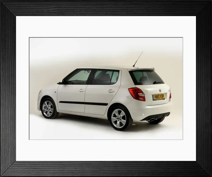 Framed Print : 2010 Skoda Fabia HTP Framed Print : 2010 Skoda Fabia HTP