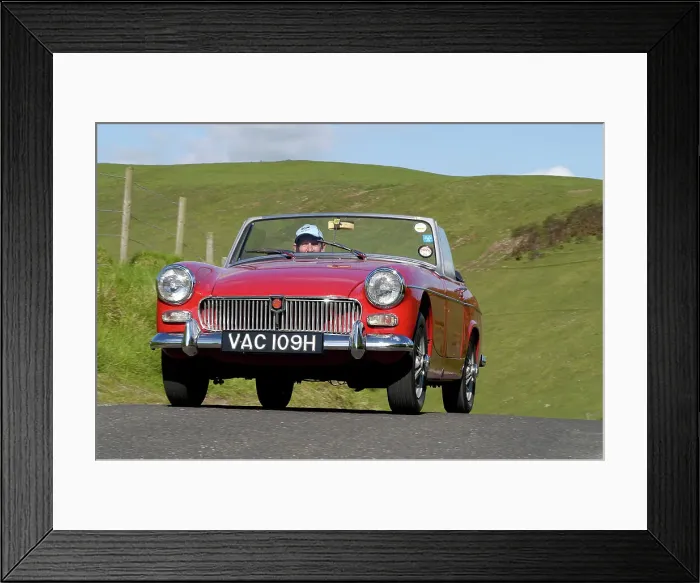 Framed Print : 1969 MG Midget Framed Print : 1969 MG Midget