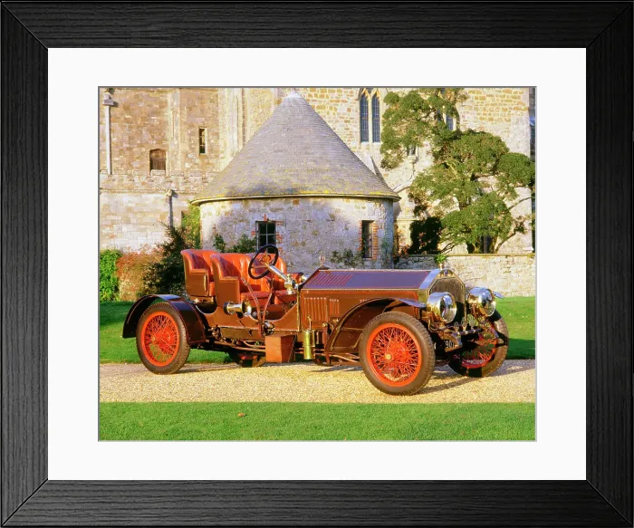 Framed Print : 1907 Metallurgique 60 / 80 hp Maybach Framed Print : 1907 Metallurgique 60 / 80 hp Maybach