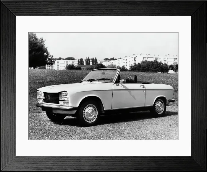 Framed Print : 1973 Peugeot 304 Cabriolets Framed Print : 1973 Peugeot 304 Cabriolets