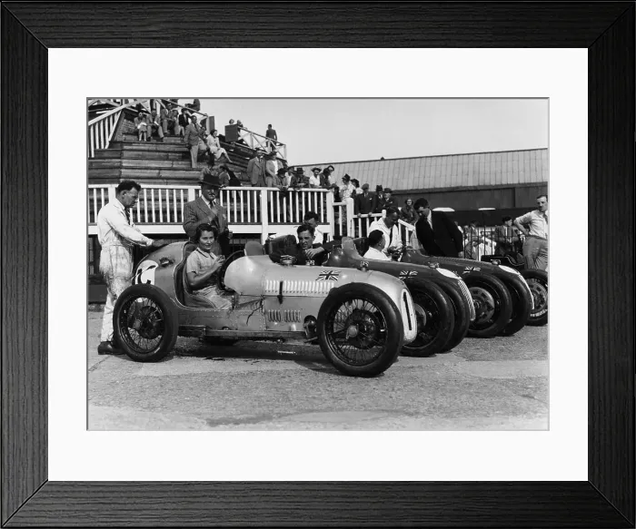 Framed Print : The Austin 7 team at Brooklands, Surrey, 1937 Framed Print : The Austin 7 team at Brooklands, Surrey, 1937