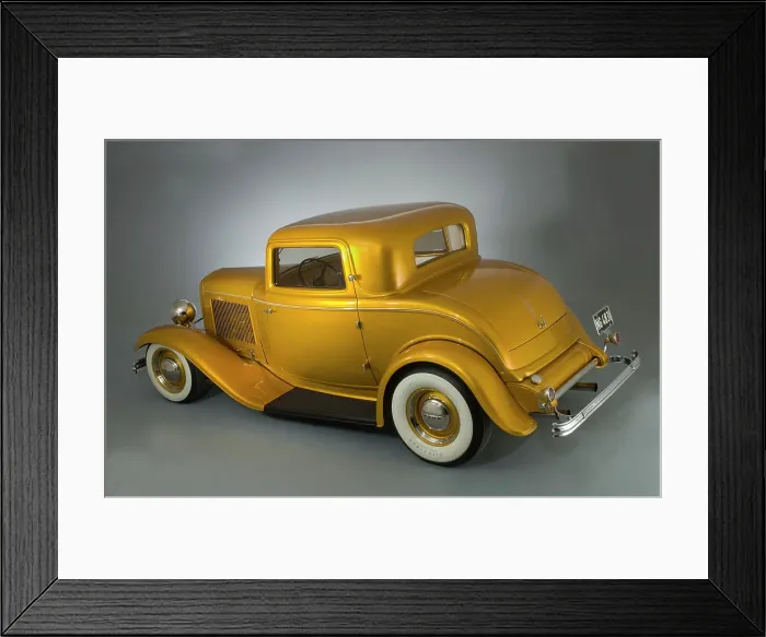 Framed Print : 1932 Ford Model B Custom Car Framed Print : 1932 Ford Model B Custom Car