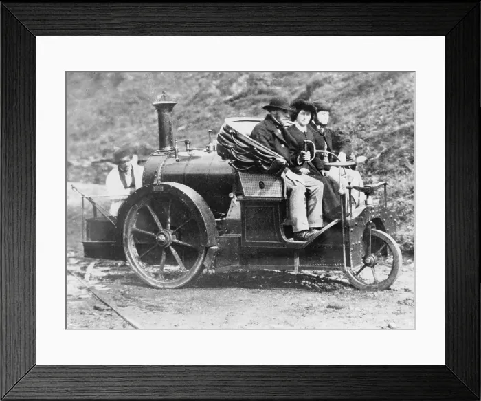 Framed Print : Rickett's steam carriage, 1860