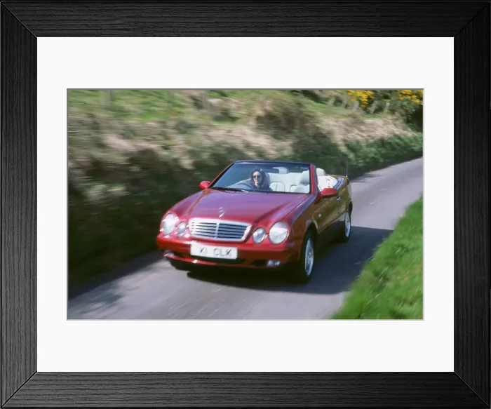 Framed Print : 1999 Mercedes Benz CLK 320 cabriolet Framed Print : 1999 Mercedes Benz CLK 320 cabriolet